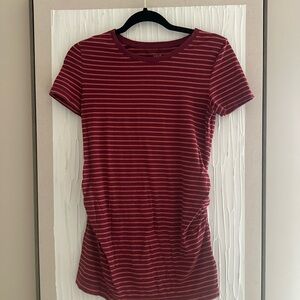 GAP Maternity Striped Short Sleeve Tee